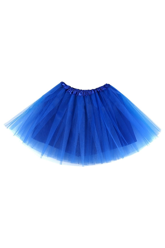Women Candy Color Multicolor Skirt Polyester Half Body Puff Petticoat Small Short Elastic Belt Inclusive