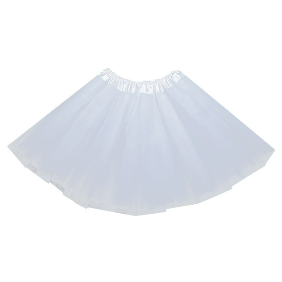 Women Candy Color Multicolor Skirt Polyester Half Body Puff Petticoat Small Short Elastic Belt Inclusive