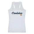 thumbnail image 1 of Women Canisius Golden Griffins Script Tank T-Shirt, White - Small, 1 of 1