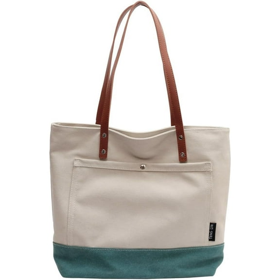 Women Canvas Tote Bag, Handbags Casual Shoulder Work tote Top Handle Purses