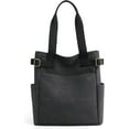 thumbnail image 1 of Women Canvas Tote Bag,Multi-Pocket Large Shoulder Bag Casual Handbag with Zipper for Work Daily Use, 1 of 7