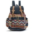 thumbnail image 1 of Women Canvas Vintinge Backpack Ethnic Backpack Backpacks Schoolbag Daypack for Student, 1 of 9