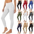 thumbnail image 1 of Womens Leggings,High Waisted,Soft Stretch Slim,Casual Solid Color Yoga Pants with Pockets,Yoga,Gym Training, 1 of 9