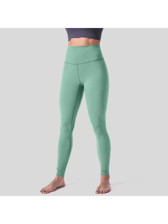 Women Capri Pants JIANLAI Control Workout Leggings with Pockets Plus Size Athletic Gym Yoga Pant Trendy (S-3XL) Green