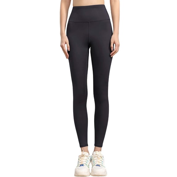Women Capri Pants JIANLAI Pockets for Women Tummy Control High Waisted Yoga Pants Women Compression Workout Leggings (S-3XL) Black