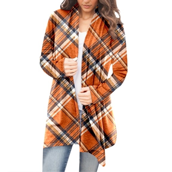 Women Cardigan Autumn And Casual Fashion Long Sleeve Funny Print Ladies Jacket Work Cardians