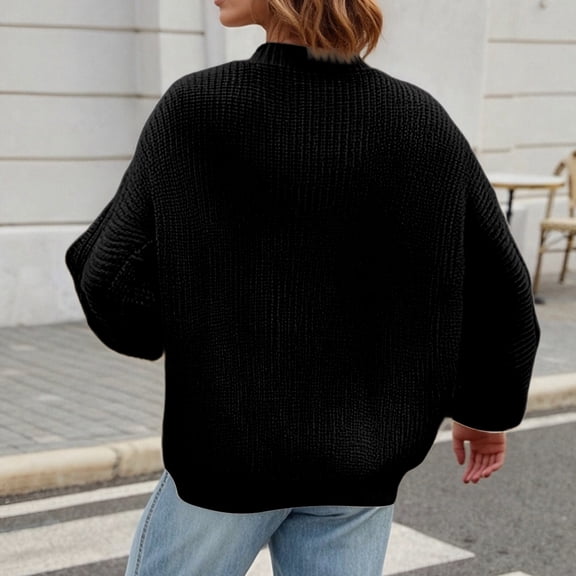 Women Cardigan Knit Button Down Light Black Sweaters for Women Cozy Sweaters Women Fall Clothes Ladies Cardigans