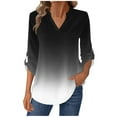thumbnail image 1 of Women Cardigan Sweaters Lightweight Sweatshirts Hoodies Pullover Sweaters V Neck Fall Tops Long Sleeve Blouses Business Casual Young Adult Fashion, 1 of 6