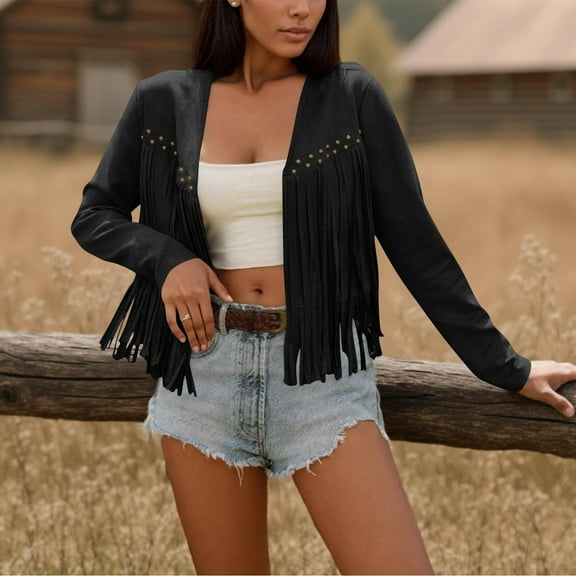 Women Cardigans Women's Solid Color Long Sleeves Deer Velvet Tassel Jacket Tops Cardigan Sweaters for Women Trendy Womens Lightweight Cardigan Cute Cardigans for Women