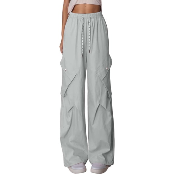 Women Cargo Pants with Pockets High Waisted Hiking Pants Women Lightweight Baggy Pants Womens Pants