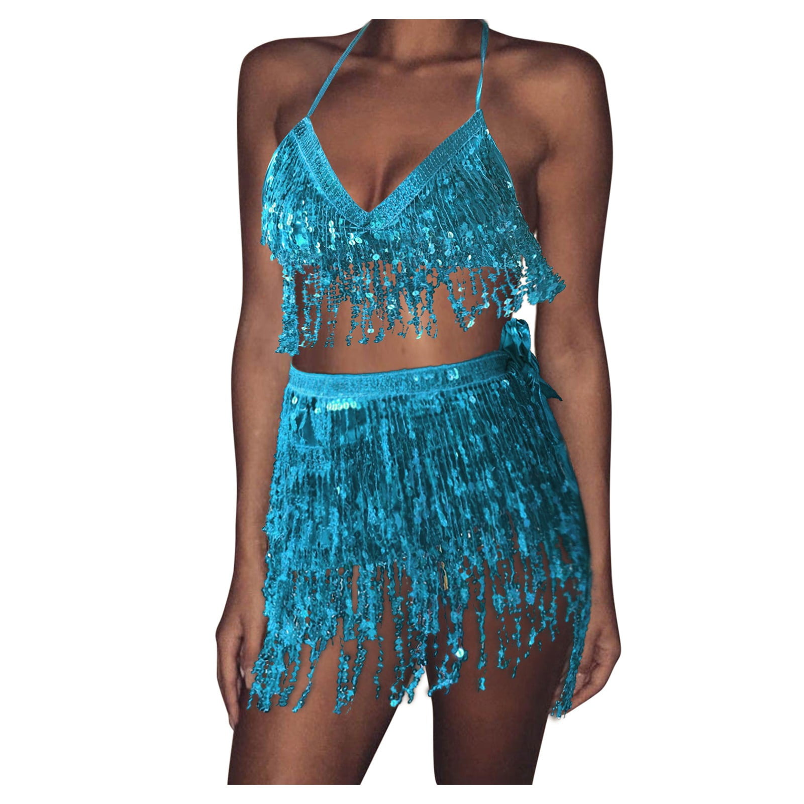 2 piece tassel outfit online