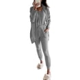 thumbnail image 1 of Women Casual 3 Pieces Sleeping Sets Vest & Pants & Cardigans Wear Suit, 1 of 3