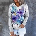 thumbnail image 1 of Women Casual Autumn Winter Fashion Print Drawstring Hoodie Sweatshirt Funny Print Sweatshirt Thin Womens Dress Jacket Zipper Hoodies Women Zipper Tunic Women Zip Hoodie Dress Long Womens Hoodie, 1 of 3