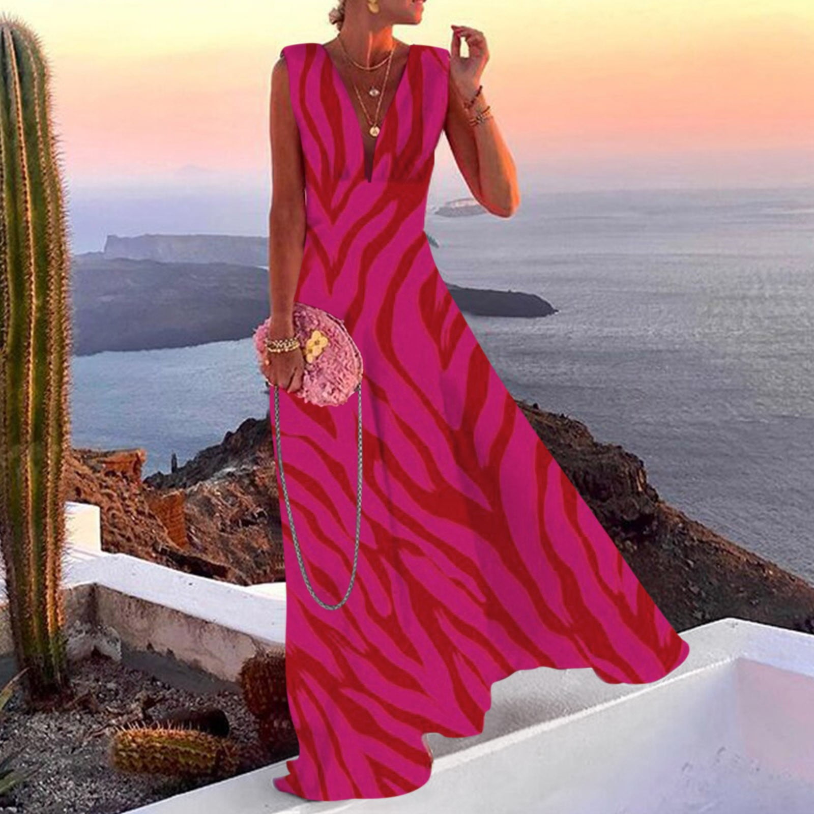 bell sleeve cocktail dress Mac Duggal - Navy Crepe 3/4 Sleeve A-line Gown With Flower Trim main image 0