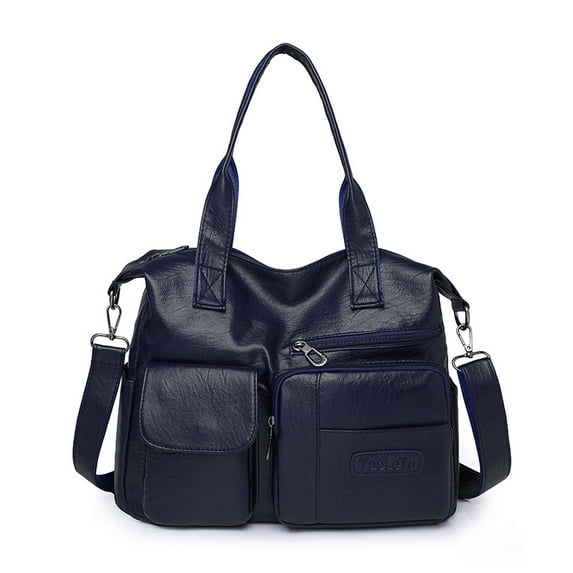 Women Casual Crossbody bags PU Leather Shoulder Bags Multi Pocket Handbags