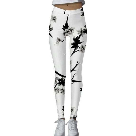 Women Casual Fashion Tight High Waist Sports Yoga Pants Printed Leggings