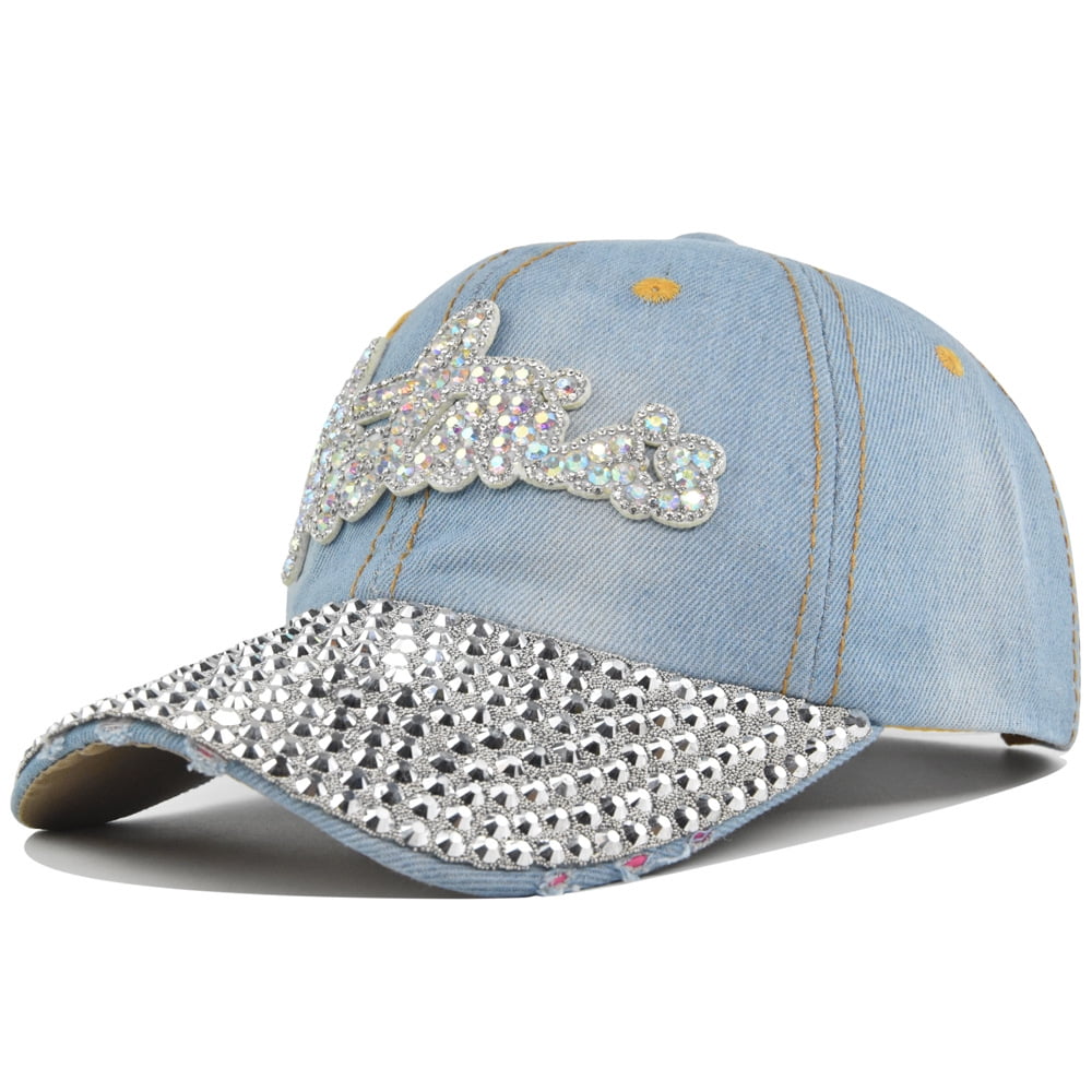Women Casual Five-Pointed Star Point Drill Baseball Cap  display picture 2