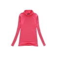 thumbnail image 1 of Women Casual Long Sleeve Turtleneck Tops Cotton Slim Fit T-Shirt, 1 of 2