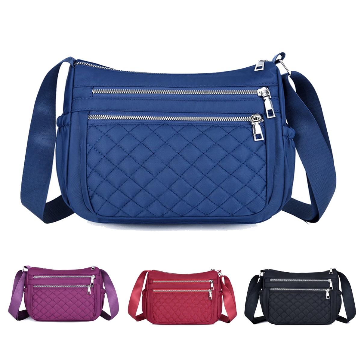 Women Casual Messenger Bag Nylon Shoulder Bag Large Capacity Mom