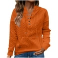 thumbnail image 1 of Women Casual Oversized Long Sleeve, Oversized Comfy Cord Knit Tops, Crewneck Sweatshirts Pullover, 1 of 6