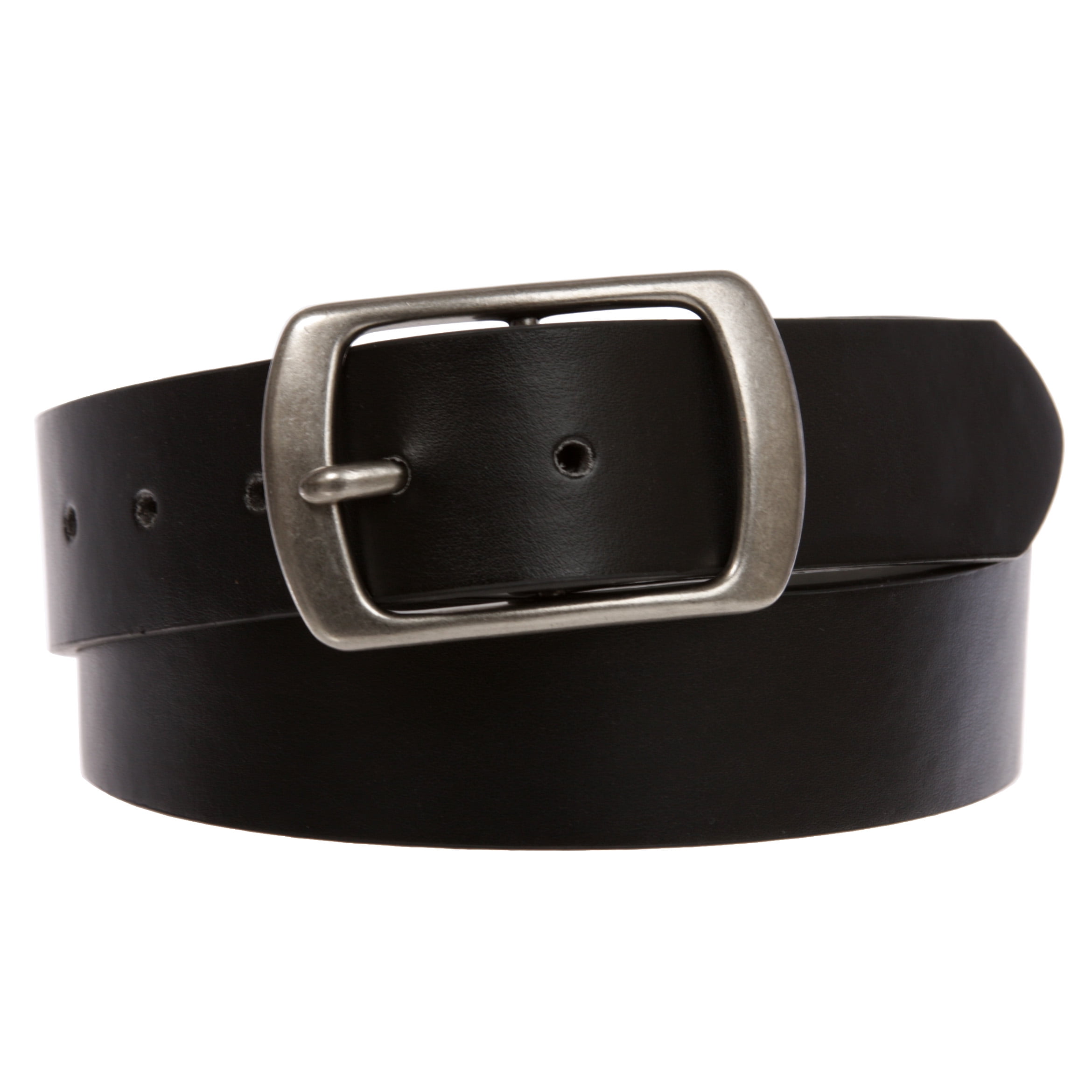 Women Casual PU Leather Dress Belt With Square Single Prong 