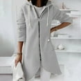 thumbnail image 1 of Women Casual Personality Street Hoodie Zipper Hoodie Long Plus Hoodie Women Sweatshirts Hoodies Warm Women Long Hoodies Women Sweatshirt Women Pullover Tunic Zipper Sweatshirts Women Casual Long, 1 of 7