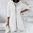 thumbnail image 1 of Women Casual Personality Street Hoodie Zipper Hoodie Long Plus Hoodie Women Sweatshirts Hoodies Warm Women Long Hoodies Women Sweatshirt Women Pullover Tunic Zipper Sweatshirts Women Casual Long, 1 of 8
