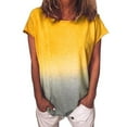 thumbnail image 1 of Women Casual Plus Size Short Sleeve T-Shirt Tunic Blouse Tops, 1 of 2
