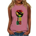 thumbnail image 1 of Women Casual Plus Size Tank Tee Graphics ShirtT-Shirt Round Neck Sleeveless Loose T Shirts, 1 of 4