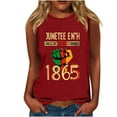 thumbnail image 1 of Women Casual Plus Size Tank Tee Graphics ShirtT-Shirt Round Neck Sleeveless Loose T Shirts, 1 of 4