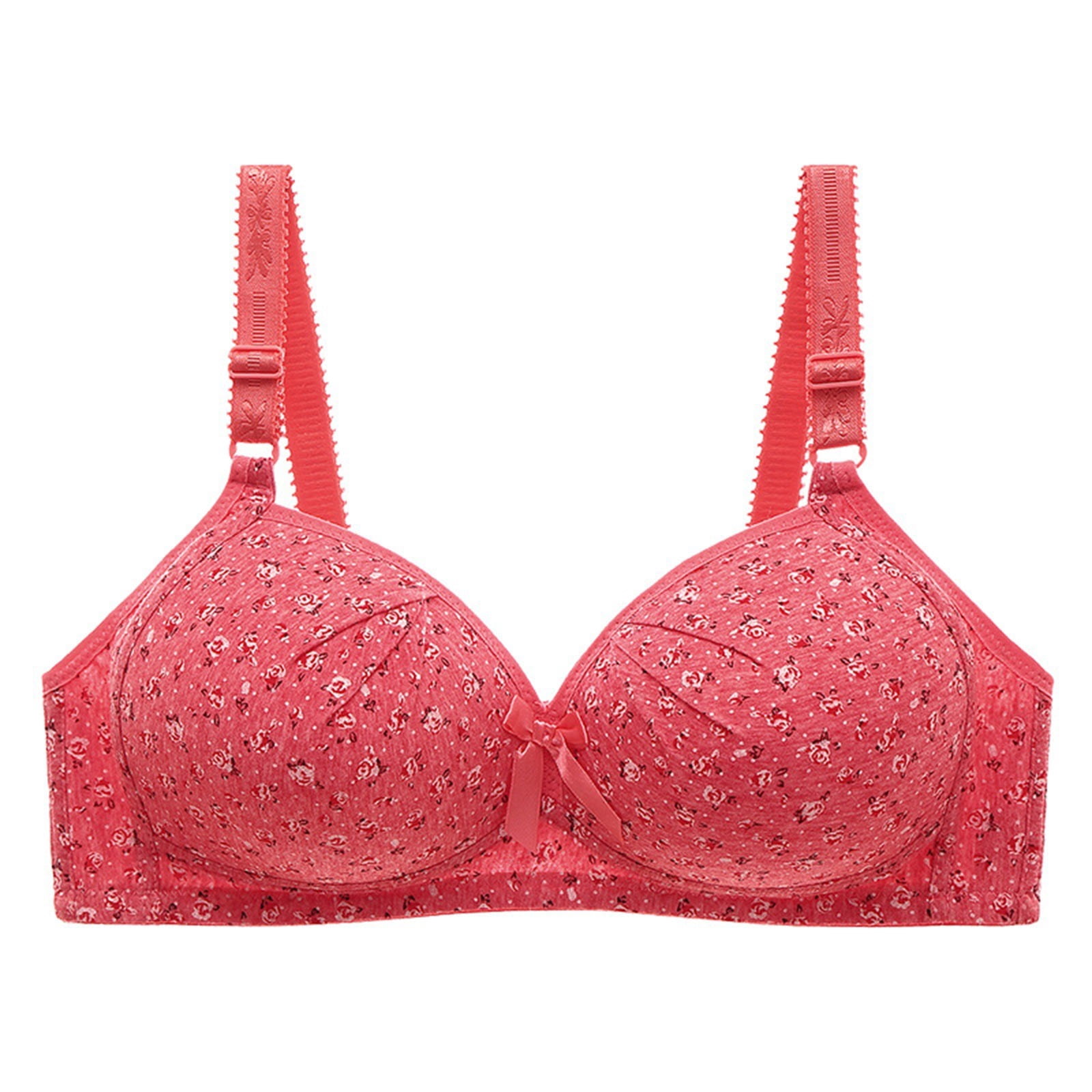 Women Casual Sexy Prints Underwear Without Rims Vest Lace Plus Size Bra ...