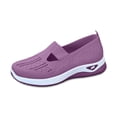 thumbnail image 1 of Women Casual Shoes Slip On Shoes Flat Footwear Daily Shoes Soft Breathable Sole Comfortable For Casual Wear ,Us Size:8, 1 of 7