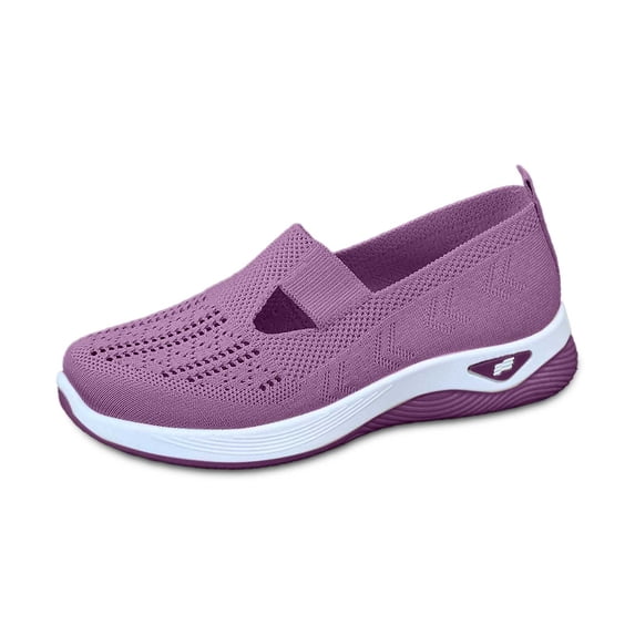 Women Casual Shoes Slip On Shoes Flat Footwear Daily Shoes Soft Breathable Sole Comfortable For Casual Wear ,Us Size:8
