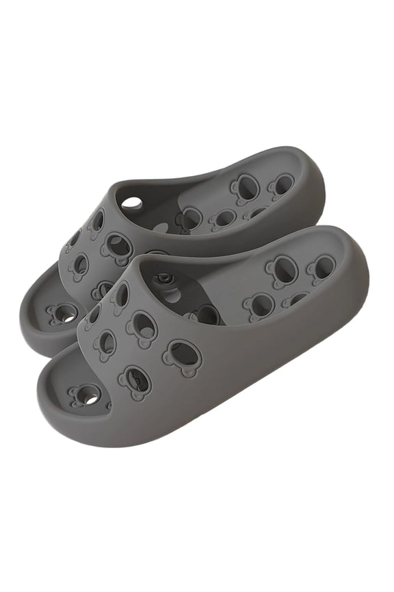 Women Casual Shoes Women And Men EVA Slide Foam Perforated Design Lightweight Slippers Cutouts Quick Dry Indoor Slides Indoor Bathroom