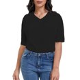 thumbnail image 1 of Women Casual Short Sleeve Realxed Fit Basic T-Shirt Tops, 1 of 6
