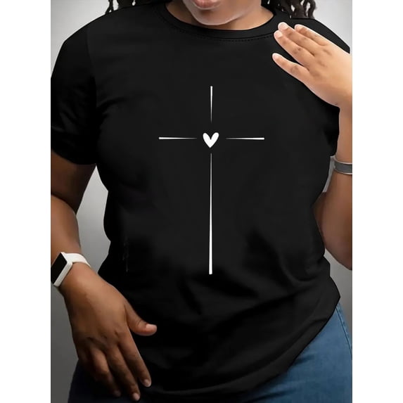 Women Casual Short Sleeve Tee 1 Pcs 100% Heavy Cotton - Comfortable Crew Neck, Soft Adorable Tees Tops