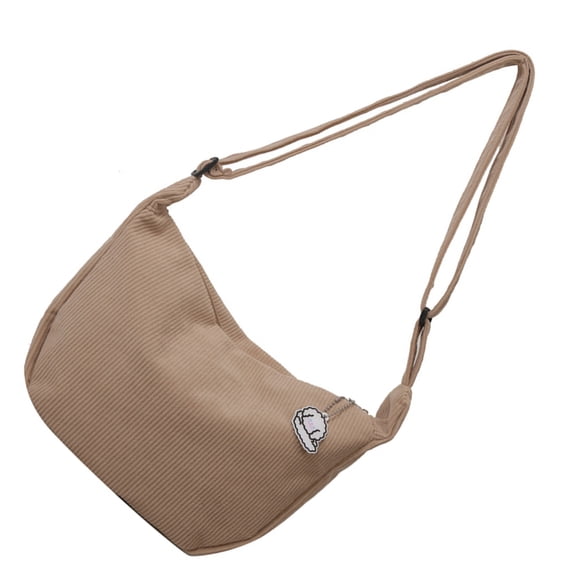 Women Casual Shoulder Bag Japanese Crossbody Bag Simple Dumplings Bag Korean Styles Messengers Bag for Daily Travel