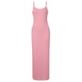 thumbnail image 1 of Women Casual Sleeveless Spaghetti Strap Cami Maxi Slip Dress, 1 of 7