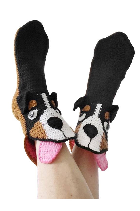 Women Casual Socks Cartoon 3D Animal Style Patchwork Non-Slip Personality Creative Socks