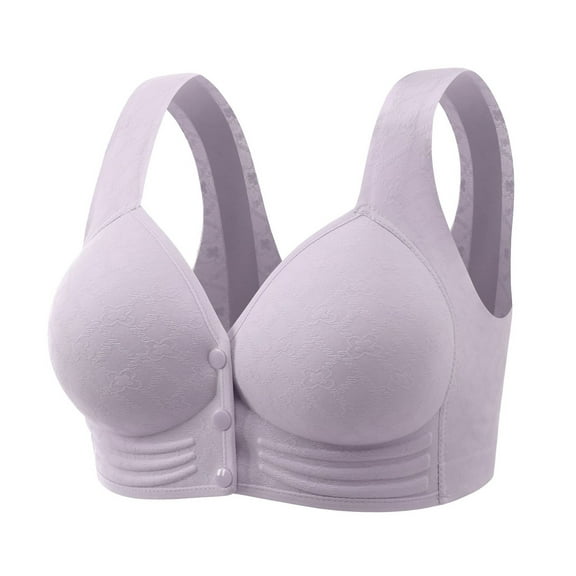 Women Casual Solid Color Breathable Top Bra Underwear Without Steel Ring Gathering Extra Support Sports Bras for Women Padded Underwire Bras for Women Women's Bra Women's Strapless Bra Sports Bra Pack