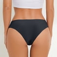 thumbnail image 1 of Women Casual Solid Color Pure Crotch Low Waist Half Coverage Sports Briefs Ladies Workout Underwear Seamless Panties for Women 20 for 25 Panties Ladies Bikini Underwear Plain Underwear Women Variety, 1 of 3