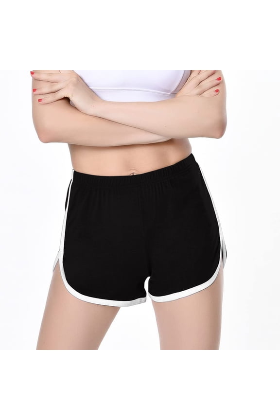 Women Casual Solid Summer Sports Shorts Workout Yoga Shorts Active Shorts Swimming Trunks for Women Fishnet Swimsuit Cover Ups for Women plus Size Bathing Shorts Cover Back Coverage Swimsuit