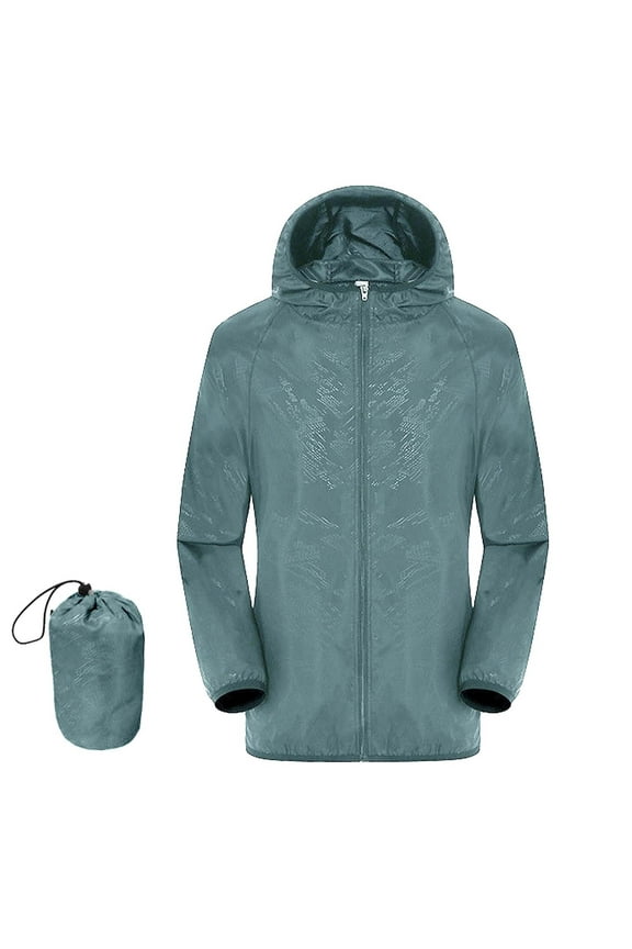 Women Casual Solid Zipper Top Windproof Rainproof Windbreaker Jackets Men's Coats Jackets Womens Winter Raincoat 2x Women Winter Coat Nylon Jacket Women Womens Rain Coat plus Size Lightweight Rain
