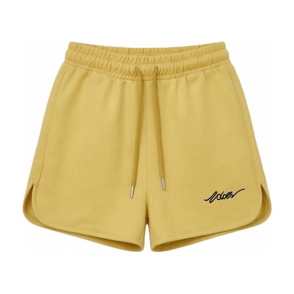 Women Casual Sweat Shorts Side Split Solid Shorts Elastic Drawstring Short Pants High Waist Lounge Shorts Loose Comfy Athletic Shorts Trendy Soft Summer Outfits Daily Workout Gym Running