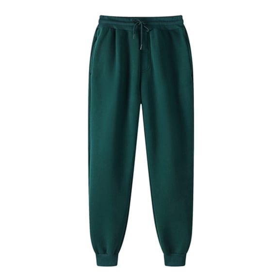 Women Casual Sweatpants Cotton Jogger Ribber Splicing Lounge Sweat Pants with Pocket Green XXXXXL
