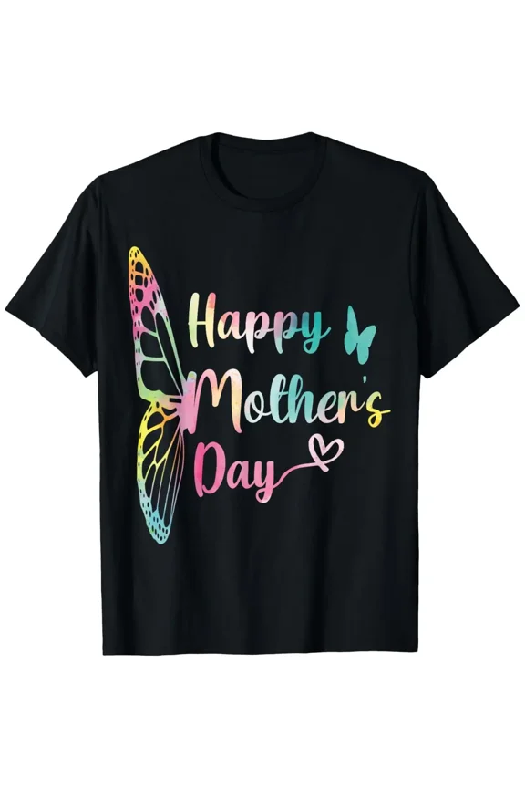 Women Casual T-Shirt, Happy Mother's Day Graphic Top, Ideal Mom Gift