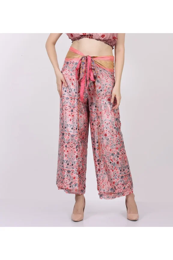 Women Casual Thai Fisherman Pant Printed Wrap sari Pants Mix Wholesale Lot 3pcs
