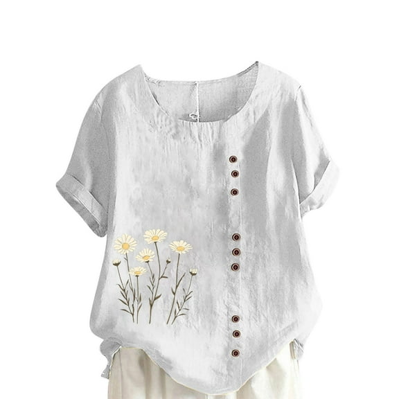 Women Casual Tops Womens Funny T Shirts Adult Humor Hawaiian Shirts Blue