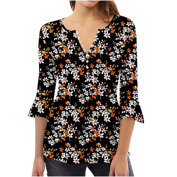 Women Casual Tops Spring Womens Loose Shirts Casual Women's Summer Tops, Tees & Blouses