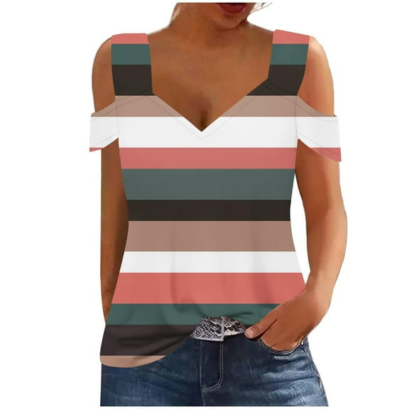 Women Casual Tops Summer Womens Work Blouses Under Blazers Short Sleeve Shirts for Women Work